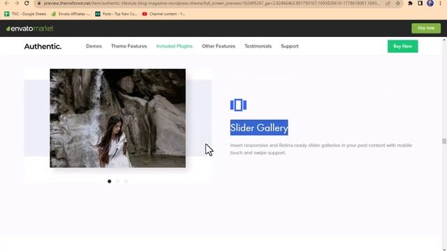 Authentic Lifestyle Blog & Magazine WordPress Theme смотреть онлайн
