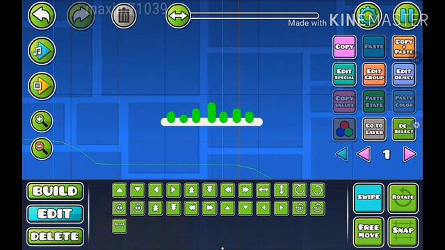 КАК СДЕЛАТЬ КРАСИВЫЙ УРОВЕНЬ В МАТЕРИАЛ СТИЛЕ В Geometry Dash? | Уроки по GD #10. смотреть онлайн