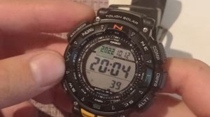 Секретная функция CASIO PROTREK 240, которая съэкономить ваш уровень заряда аккумулятора.