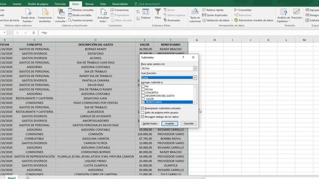 Función Subtotal En Excel смотреть онлайн
