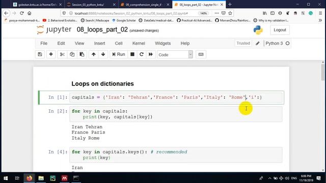 Session 03 part 01 loops dict enumerate zip смотреть онлайн