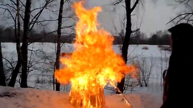 Сжигание Масленицы смотреть онлайн