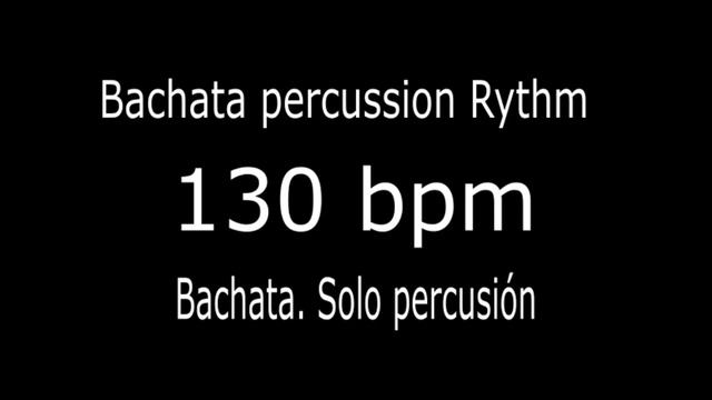 Percusión ritmo bachata / only percussion - drum смотреть онлайн