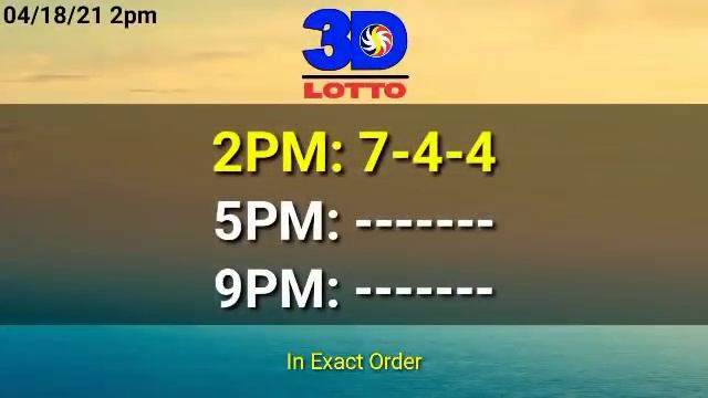 2pm PCSO Lotto Result Today April 18, 2021 2D 3D STL ez2 Swertes смотреть онлайн