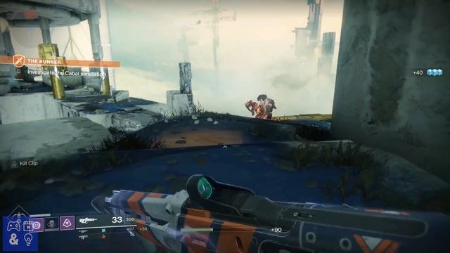 Destiny 2 Curse of Osiris adventure The Runner walkthrough смотреть онлайн