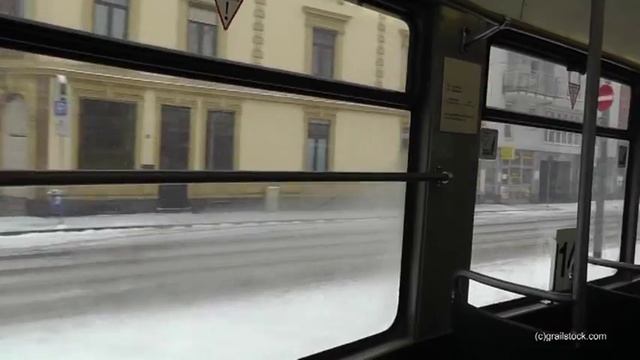 Historische Straßenbahn in Frankfurt - Neu-Isenburg nach Bornheim M 102 + Beiwagen 1804 Schneefahrt смотреть онлайн