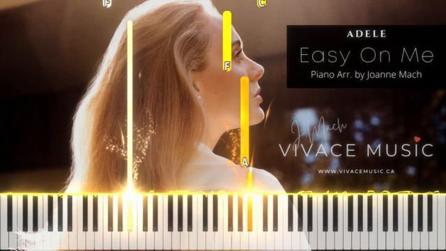 Easy On Me - ADELE | Piano Cover by - Vivace Music | Easy On Me Easy Piano смотреть онлайн