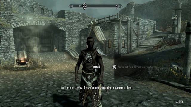 Skyrim Special Edition - Whiterun: Amren Introduction Dialogue Tree (Train One Handed Weapons) смотреть онлайн