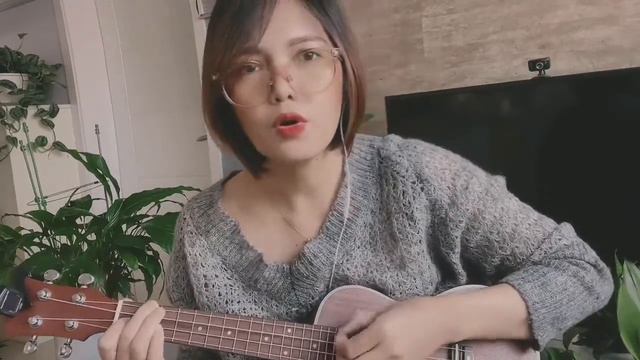 Right Here Waiting - Richard Marx | Ukulele Cover + chords смотреть онлайн