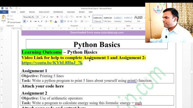 Practical File CBSE Class IX | Artificial Intelligence Practical File Class 9 | 15 Python programs смотреть онлайн