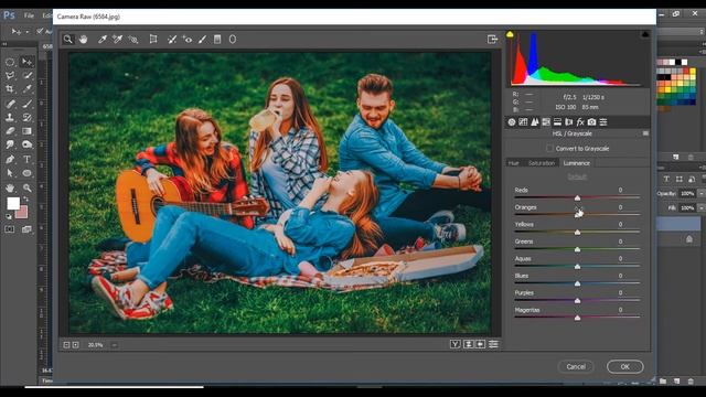Teal and Orange with Adobe Camera Raw Photoshop CC Tutorial смотреть онлайн