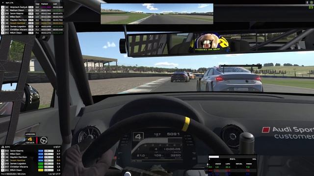 iRacing | Touring Car Challenge | Knockhill Racing Circuit | Audi RS3 LMS смотреть онлайн