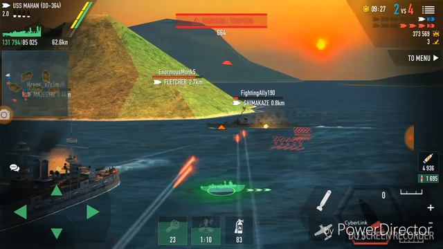 killbill 364 - Diesel's Mahan event replay - Battle of Warships смотреть онлайн