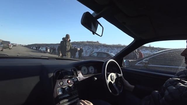 Nissan GTR R33 vs AUDI A6 vs Mercedes CL500 vs Subaru Wrx 6 й километр смотреть онлайн