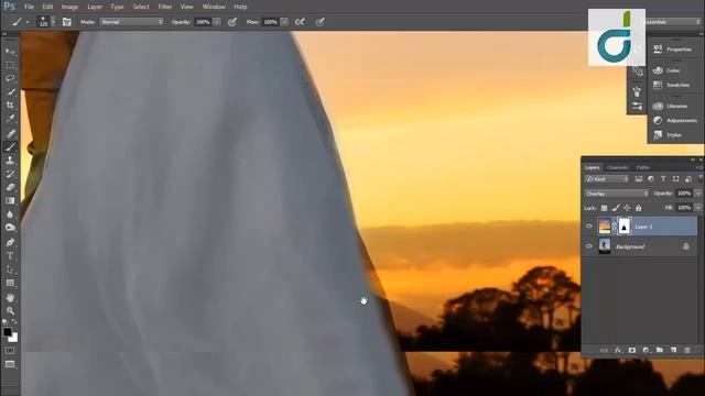 How to Replace Sky in Photoshop -Adobe Photoshop Cs6 Beginner Tutorial смотреть онлайн