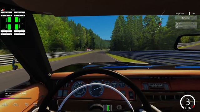Sloppy Lap around Green Hell | Dodge Charger '69 | Assetto Corsa смотреть онлайн