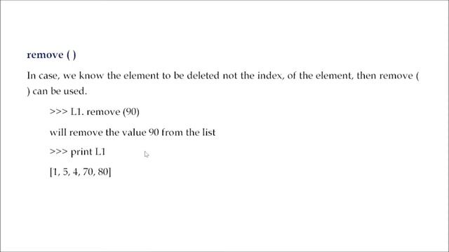 HOW TO DELETE ELEMENTS IN LISTS IN PYTHON LANGUAGE смотреть онлайн