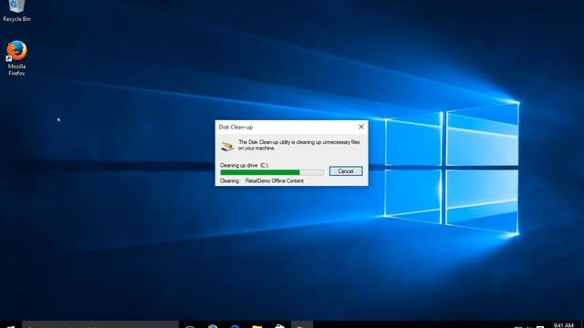 ✔️ Windows 10 - Run Disk Cleanup - Recover Space on Hard Drive - Delete Old Unwanted Files смотреть онлайн