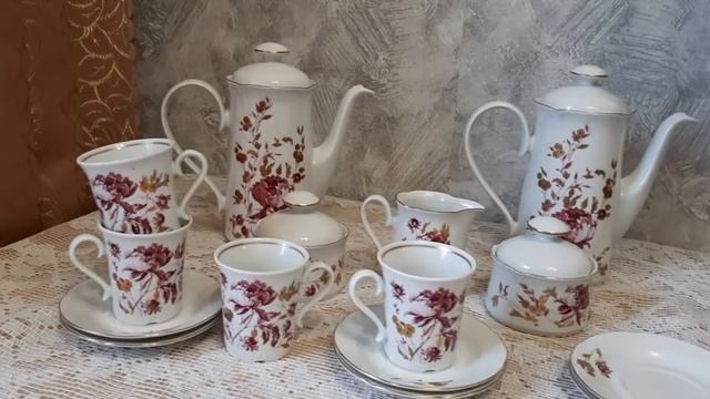 Фарфоровый сервиз ГДР винтаж )