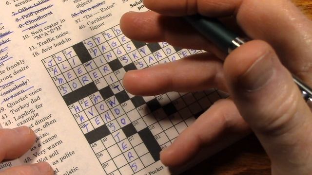Crossword Puzzle Video #17 [ASMR] смотреть онлайн