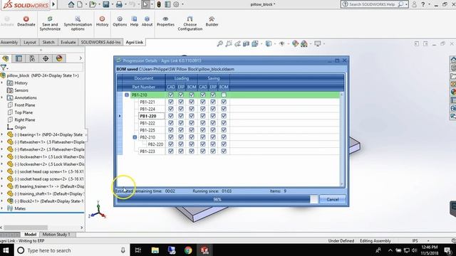CAD PDM PLM real-time, bidirectional integration Microsoft Dynamics 365 Business Central Demo Video смотреть онлайн