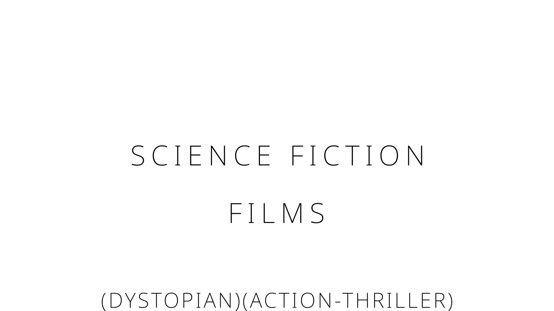 Science Fiction Films