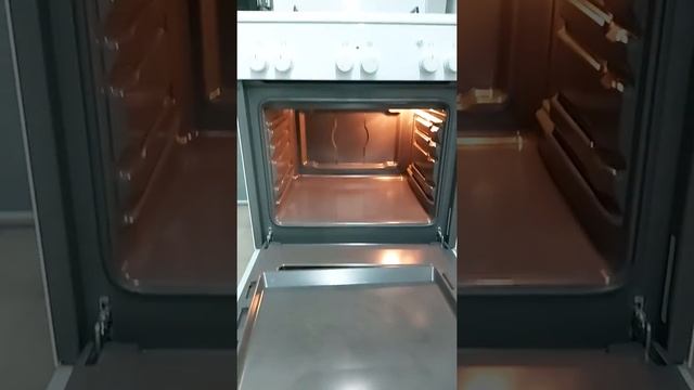 Газовая кухонная плита 60 см Бош Bosch из Германии белая б/у смотреть онлайн