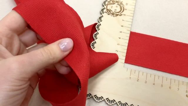 Лента киперная цв.красный, ш.50мм, хлопок-100% Артикул 21578 смотреть онлайн