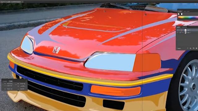 Honda CRX EE8/SiR modification design Illustraitor part 1 смотреть онлайн