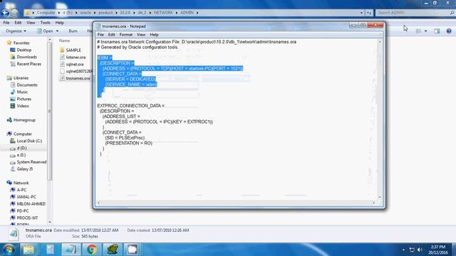 how to configure Listener, Database , Forms Connect in Oracle 10g R2. смотреть онлайн