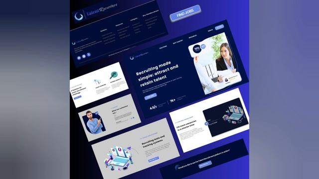 Recuritment portal - |• DEMO DESIGN •| смотреть онлайн