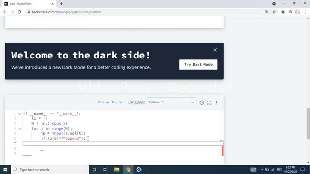 Hacker rank python lists solution | Hacker rank python solutions | Hacker rank lists challenge смотреть онлайн