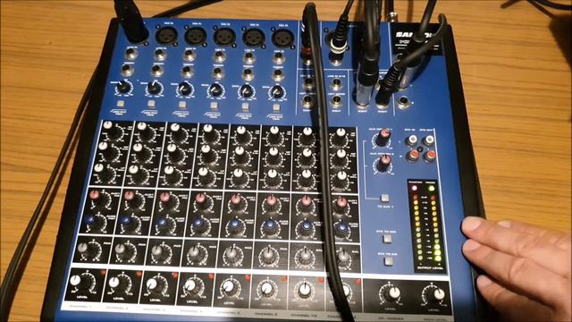 #4 Poradnik Mikser analogowy SAMSON MDR 1064 - część 3 Sekcja AUX смотреть онлайн