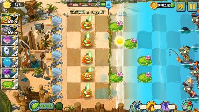 Plants vs Zombies 2 Jack O' Lantern Upgraded to Level 10000 PvZ2 смотреть онлайн