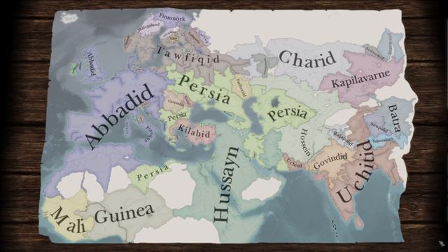 Clean Map Crusader Kings 3 Timelapse смотреть онлайн
