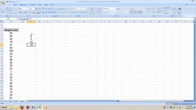 9 Excel make histogram смотреть онлайн