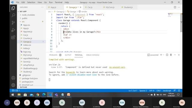 6. Understanding props and states in React class based components смотреть онлайн