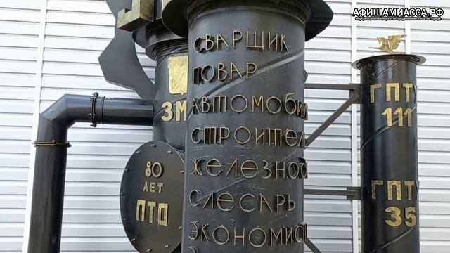 Декоративное сооружение Златоустовский техникум технологии Достопримечательности Златоуст смотреть онлайн