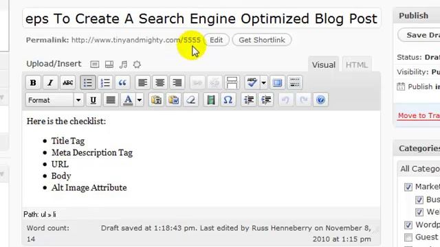 How To Create A Search Engine Optimized Wordpress Blog Post смотреть онлайн
