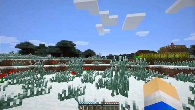 ПОЧЕМУ В МОЕЙ ДЕРЕВНЕ ЖИТЕЛЕЙ ВЫПАЛ СНЕГ В МАЙНКРАФТ | Брикен Minecraft смотреть онлайн