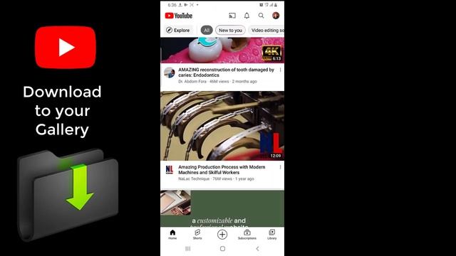 How to download YouTube videos to your phone gallery 2024 - New Method смотреть онлайн