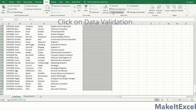Excel Dropdown List смотреть онлайн