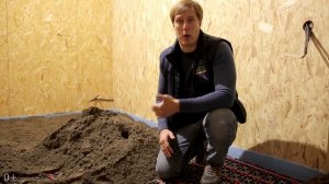 Полусухая #стяжка по деревянному перекрытию. Строительство загородного дома. Построй Себе Дом.