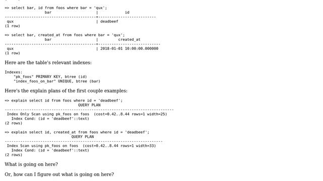 Databases: SELECT COUNT(\*) returning incorrect results смотреть онлайн