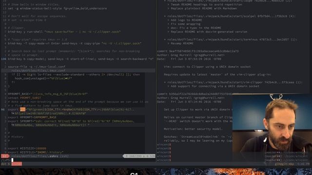 Vim screencast #40: tmux prompt navigation смотреть онлайн