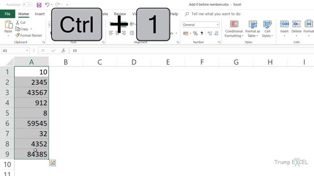 How to Add 0 Before a Number in Excel (No formula or VBA needed) смотреть онлайн