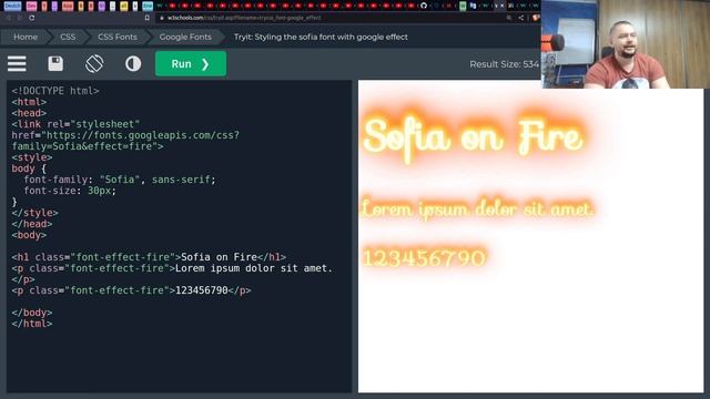 CSS Google Шрифты смотреть онлайн