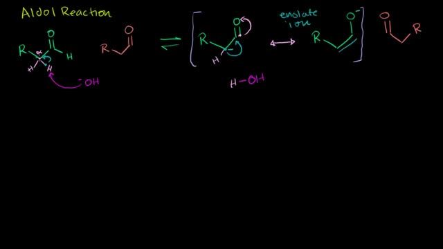 Aldol reaction | Alpha Carbon Chemistry | Organic chemistry | Khan Academy смотреть онлайн