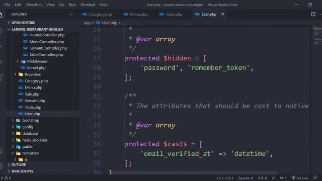 Laravel Restaurant Management System -6- (create update & delete category) смотреть онлайн