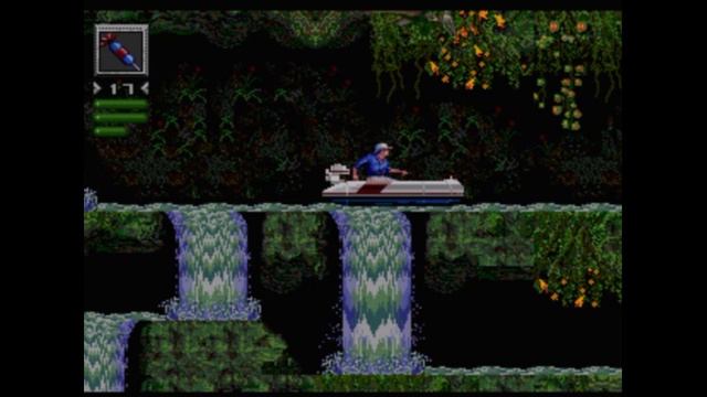 Sega Mega Drive 2 (Smd) 16-bit Jurassic Park Dr. Grant Stage 3 The River / Река